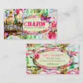 GASCHROMATOGRAPHIE | schäbiger Vintager Charme Empfehlungskarte (Vorne/Hinten)