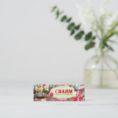 GASCHROMATOGRAPHIE schäbiger Vintager Charme - Mini Visitenkarte (Stehend Vorderseite)