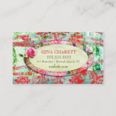 GASCHROMATOGRAPHIE | schäbiger Vintager Charme - Visitenkarte (Rückseite)