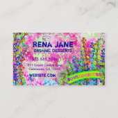 GASCHROMATOGRAPHIE | Soul-Güte-lila Visitenkarte (Rückseite)