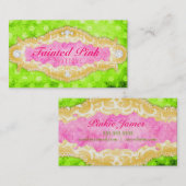 GASCHROMATOGRAPHIE verdorbene Limone Rosa-u. Visitenkarte (Vorne/Hinten)