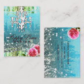 GASCHROMATOGRAPHIE verehren das Vintage Visitenkarte (Vorne/Hinten)