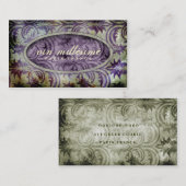 GASCHROMATOGRAPHIE | Vin Millésimé | lila Visitenkarte (Vorne/Hinten)