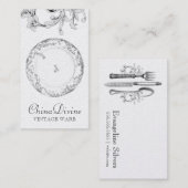 GASCHROMATOGRAPHIE Vintage China-göttliches Visitenkarte (Vorne/Hinten)