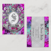 GASCHROMATOGRAPHIE Vintage rosa tadellose Visitenkarte (Vorne/Hinten)