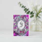 GASCHROMATOGRAPHIE Vintage rosa tadellose Visitenkarte (Stehend Vorderseite)