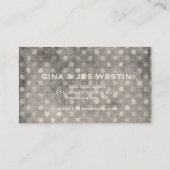 GASCHROMATOGRAPHIE | Vintage strukturierte graue Visitenkarte (Rückseite)