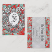 GASCHROMATOGRAPHIE Vintage Visitenkarte (Vorne/Hinten)