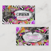 GASCHROMATOGRAPHIE Vintager Limoner Visitenkarte (Vorne/Hinten)