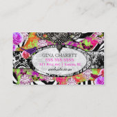 GASCHROMATOGRAPHIE Vintager Limoner Visitenkarte (Rückseite)