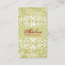 GASCHROMATOGRAPHIE | Vintages Melone-Gold u. Rot Visitenkarte