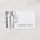 GASCHROMATOGRAPHIE Vintages silbernes göttliches Visitenkarte (Rückseite)