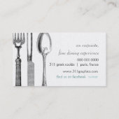 GASCHROMATOGRAPHIE | vorzügliches Visitenkarte (Rückseite)