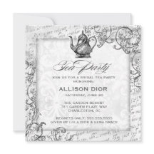 GASCHROMATOGRAPHIE weißes Tee-Party Vintag