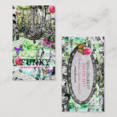 GASCHROMATOGRAPHIE | wunderliche Vintage Visitenkarte (Vorne/Hinten)