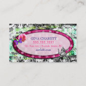 GASCHROMATOGRAPHIE wunderlicher Vintager Visitenkarte (Rückseite)