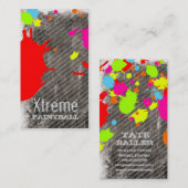 GASCHROMATOGRAPHIE | Xtreme Farbe Visitenkarte (Vorne/Hinten)