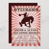 GASCHROMATOGRAPHIE Yeehaw Einladung (Vorne/Hinten)