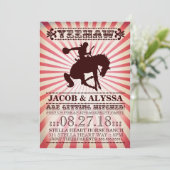 GASCHROMATOGRAPHIE Yeehaw Einladung (Stehend Vorderseite)