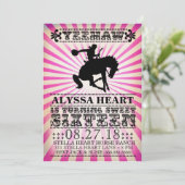 GASCHROMATOGRAPHIE Yeehaw Rodeo-16. Einladung (Stehend Vorderseite)