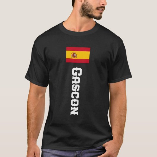 Gascon Nachname Spanien für T-Shirt (Vorderseite)