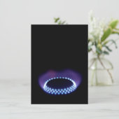 Gasflammkarte (Stehend Vorderseite)