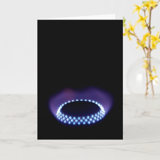 Gasflasche Karte (Gelbe Blume)