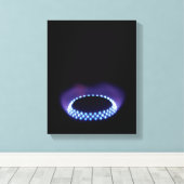 Gasflasche Leinwanddruck (Insitu (Holzboden))