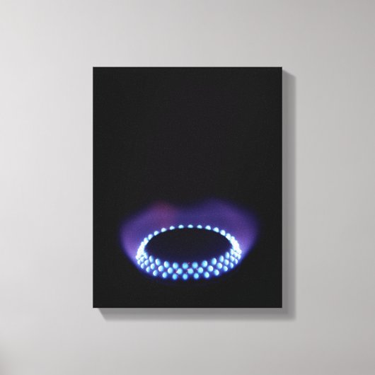 Gasflasche Leinwanddruck (Vorderseite)