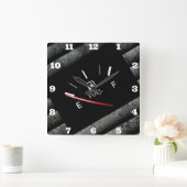 Gasgauge Indicator Quadratische Wanduhr (Zuhause)