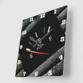 Gasgauge Indicator Quadratische Wanduhr (Winkel)