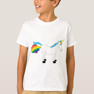 Gashaltiges Einhorn T-Shirt