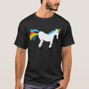 Gashaltiges Einhorn T-Shirt