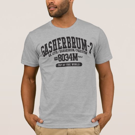 Gasherbrum 2 T-Shirt (Vorderseite)
