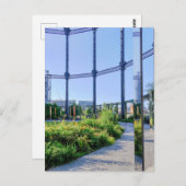 Gasholder Park, Kings Cross, London UK Postcard Postkarte (Vorne/Hinten)