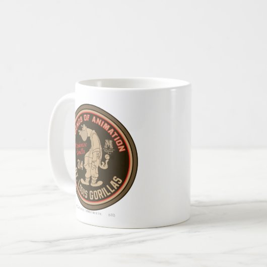 Gashouse Gorillas Logo Feat. Pitcher Kaffeetasse (Vorderseite Links)