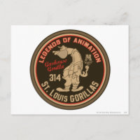 Gashouse Gorillas Logo Feat. Pitcher