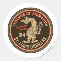 Gashouse Gorillas Logo Feat. Pitcher