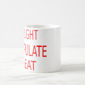 Gaslight Manipulate Cheat Football Jersey Kaffeetasse (Mittel)