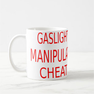 Gaslight Manipulate Cheat Football Jersey Kaffeetasse