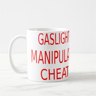 Gaslight Manipulate Cheat Football Jersey Kaffeetasse