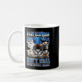 Gaslighting Isn't Real Funny Cat Meme Bootleg Kaffeetasse (Links)