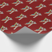 Gaslighting Stickman Geschenkpapier (Ecke)