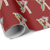 Gaslighting Stickman Geschenkpapier (Rolleneckpunkt)