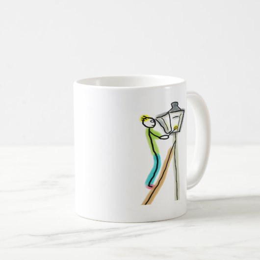 Gaslighting Stickman Kaffeetasse (VorderseiteRechts)