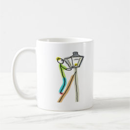 Gaslighting Stickman Kaffeetasse
