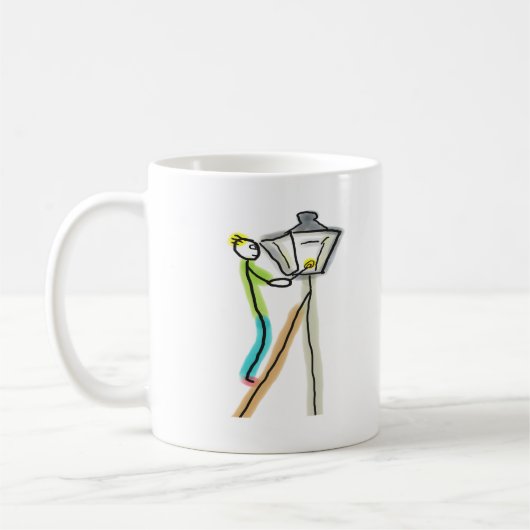 Gaslighting Stickman Kaffeetasse (Links)