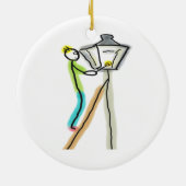 Gaslighting Stickman Keramik Ornament (Hinten)