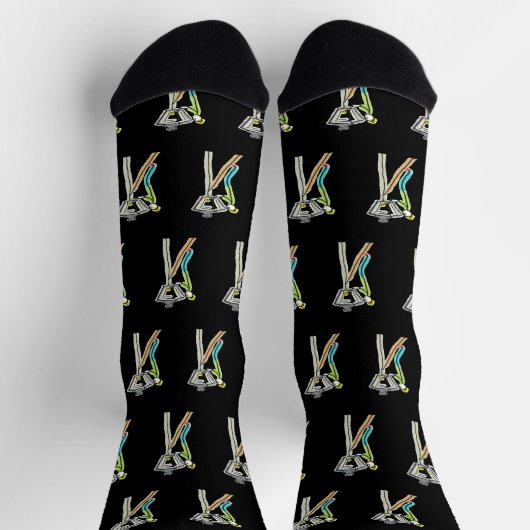 Gaslighting Stickman Socken (Oben)