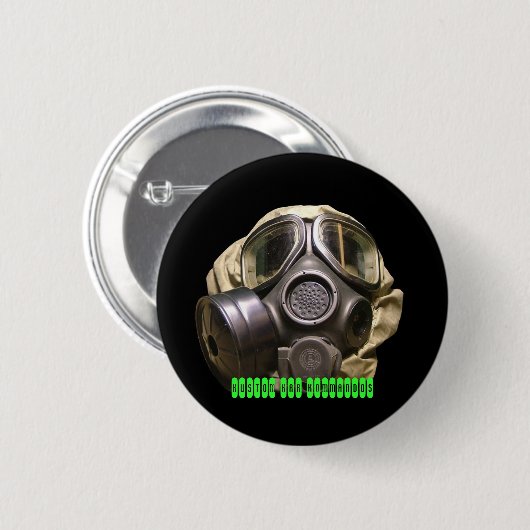 gasmask Knopf Button (Vorne & Hinten)